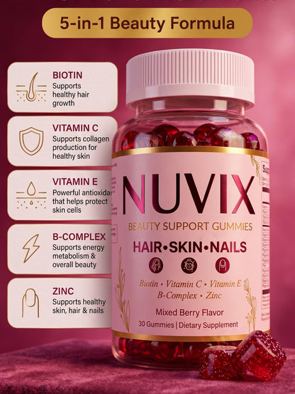 NUVIX Advanced Hair Skin Nails Gummies
