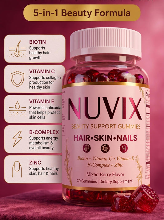 NUVIX Advanced Hair Skin Nails Gummies