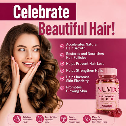 NUVIX Advanced Hair Skin Nails Gummies